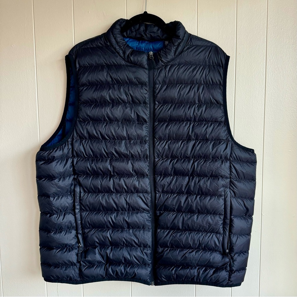 Charter Club Men's Black Down Puffer Vest Size XXL